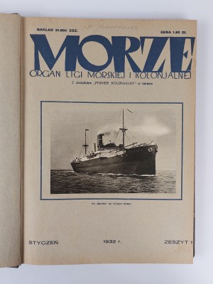 Sea. Organ of the Sea and River League. Yearbook 1932.