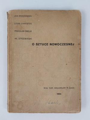 Jan Brzękowski, Leon Chwistek, Przecław Smolik, Włodzimierz Strzemiński, On modern art, 1934