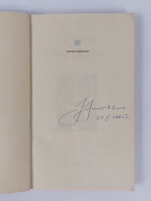 Jerzy Jurandot, History of Laughter, 1965, Autograph dated 23. V. 1965 r.