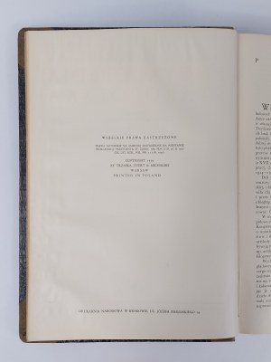 Encyclopedia of Old Poland, Volumes I and II, 1939.