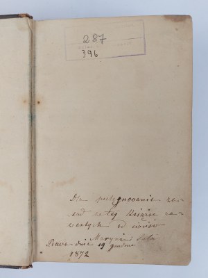 Klementyna z Tańskich Hoffmannowa, O powinnościach kobiet. Volume I., Warsaw, 1849.