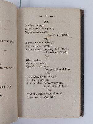 Kazimierz Władysław Wójcicki, Ancient parables of the 15th, 16th and 17th centuries, Warsaw, 1836.