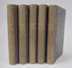 Alexander Dumas, Les Trois Mousquetaires, Brussels, 1844, Volumes I-V