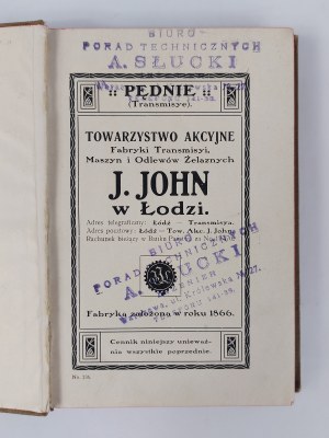 J. John, Pędnie. Warsaw, 1921.