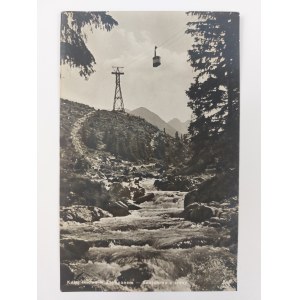 Zakopane, Cable Car, landscape from the route, 1938.