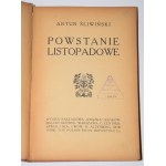 ŚLIWIŃSKI Artur - Powstanie listopadowe. Kraków [1911].