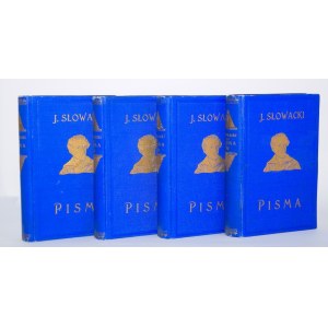 SŁOWACKI Juliusz - Pisma, 1-4 komplet. Lwów 1925.