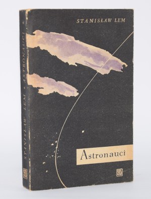 LEM Stanislaw - Astronauts. Warsaw 1955; cover design by Jerzy Jaworowski.