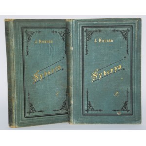 [oprawa A. Geritz] KENNAN Jerzy - Syberya, serya 1-2. Lwów 1891.