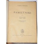 CHŁĘDOWSKI Kazimierz - Pamiętniki, 1-2 komplet. Wydanie 1.