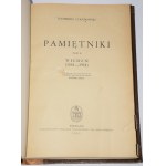 CHŁĘDOWSKI Kazimierz - Pamiętniki, 1-2 komplet. Wydanie 1.