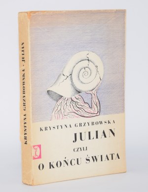 GRZYBOWSKA Krystyna - Julian or at the end of the world. Cover. Daniel Frost.