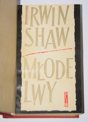 SHAW Irwin - Young lions, 1-2 complete. Translated by. T. J. Dehnel. Warsaw 1960.