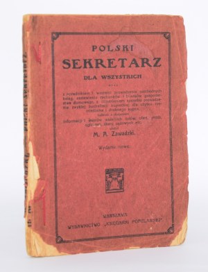 ZAWADZKI M. A. [KRUMŁOWSKI Konstanty] - Polish secretary for all. Warsaw 1928.
