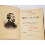 [z księgozbioru St. Pigonia] MUSSET Alfred de - Poésies nouvelles (1836-1852). Paryż 1891.