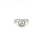 2.54 GR WHITE GOLD RING WITH DIAMONDS - RNG40902