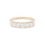 NÁRAMEK ZE 14KARÁTOVÉHO ŽLUTÉHO ZLATA 10.02 GR S DIAMANTY - DH-B353