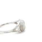 3.19 GR WHITE GOLD RING WITH FANCY YELLOW DIAMOND - RNG50302