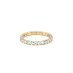 1.34G YELLOW GOLD ETERNITY RING WITH NATURAL DIAMONDS - RNGDI