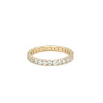 1.34G YELLOW GOLD ETERNITY RING WITH NATURAL DIAMONDS - RNGDI