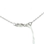 2.70 GR WHITE GOLD NECKLACE WITH DIAMONDS AND BRILLIANTS - DH-T212