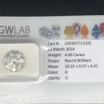 4 CT NATURAL DIAMOND
