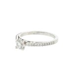 14K WHITE GOLD RING 2.58 GR WITH DIAMONDS - RNG30207
