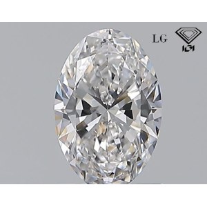 DIAMOND 0.50 CT D IF LAB GROWN - OVAL - IGI