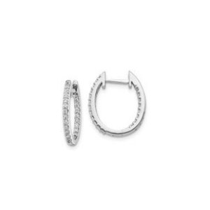 18K GOLD EARRINGS WITH NATURAL DIAMONDS FOR 0.52 CT - 846 NAT