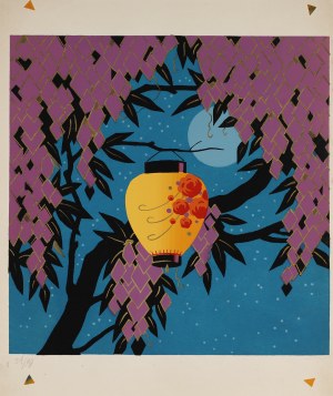 UNKNOWN artist (19th / 20th century), Lamp from the Far East, 1920s - 1930s.