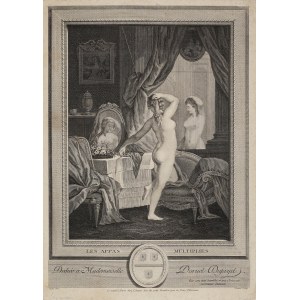Louis DENNEL (1741-1806), Poranna toaleta (tyt.oryg.: „Les appas multiples”), ok.1759 - 1806.