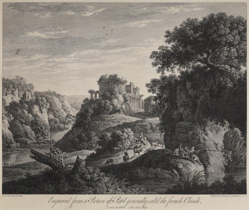 Francois VIVARES (1709-1780), Pejzaż z antycznymi ruinami, 1751