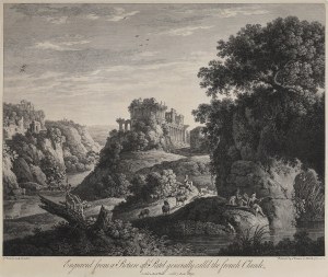 Francois VIVARES (1709-1780), Landscape with ancient ruins, 1751