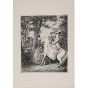 Heinrich GUTTENBERG (1749-1818), Spotkanie w Lasku Bulońskim, 1776
