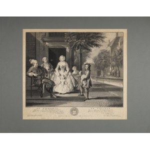 Jacob HOUBRAKEN (1698-1780), Lirnik (tyt.oryg.:”Lieremann”), Amsterdam 1764