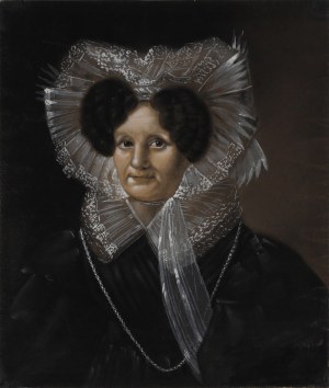 [Brzeg in Silesia] Ernst THELOTT (1760-1834) (?), Portrait of a lady, 1920s-1930s.