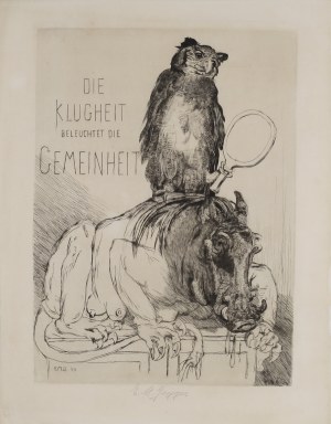Ernst Moritz GEYGER (1861-1941), Wisdom enlightens the masses (tit.oryg.: 