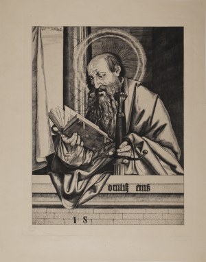 Hans HAUSAMANN (1886-1974), Saint Matthew the Evangelist, 1921
