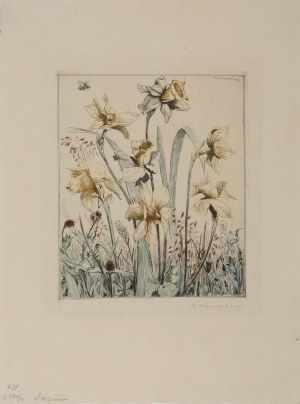 R. KANNENBERG (19th / 20th century), Narcissus, 1920s-30s.