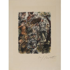 Lovis CORINTH (1858-1925), Strzał Wilhelma Tella do jabłka na głowie wojaka, 1925