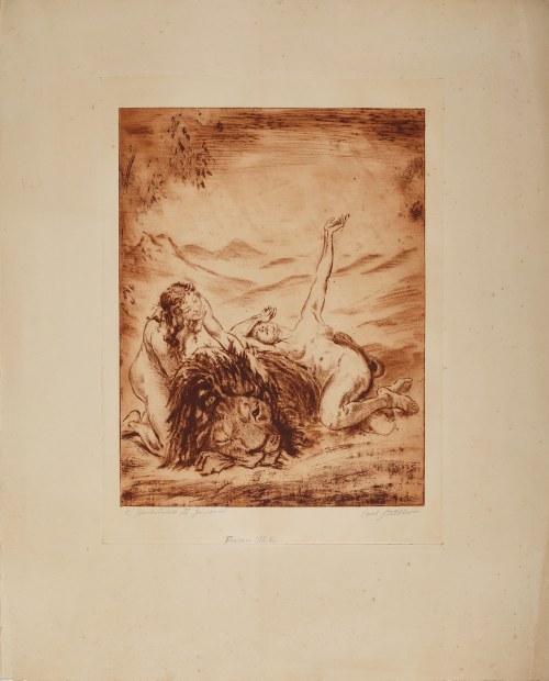 Carl STRELLER (1889-1967), Siła kobiet (tyt.oryg.: „Frauen Stärke”), lata 20-30 XX w.