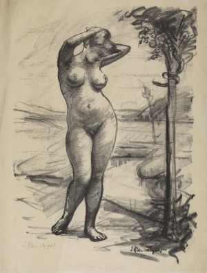 Julian Klein von DIEPOLD (1868-1947), The Temptation of Eve, 1st quarter of the 20th century.