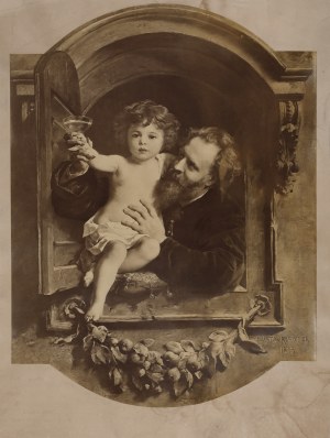 Gustav RICHTER (1823-1884), Father's Joy (titled: 