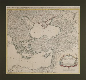 Charles François DELAMARCHE (1740-1817), Map of the Black Sea Countries and the Middle East (original title: 