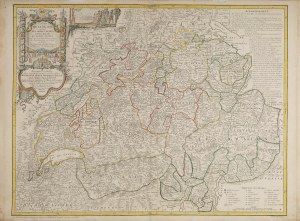[Switzerland] Francois GRASSET (1722-1789), Map of Switzerland (titled 