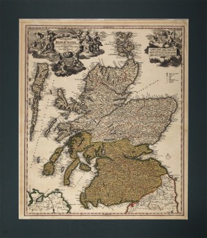 [Scotland] Johann Baptist HOMANN (1664-1724), Map of Scotland (original title: 