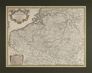 [Belgium] Guilaume de L'ISLE (1675-1726), Map of present-day Belgium (titled: 