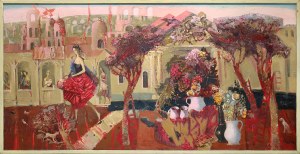 Leonora YAKIMASCHENKO (b. 1970), Escape on the red skirt, 2011