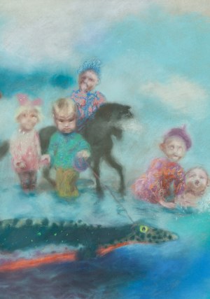 Eve Pello (b. 1964), Children, 1994