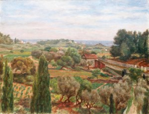 Jozef Pankiewicz (1866 Lublin - 1940 Marseille), Landscape from La Ciotat